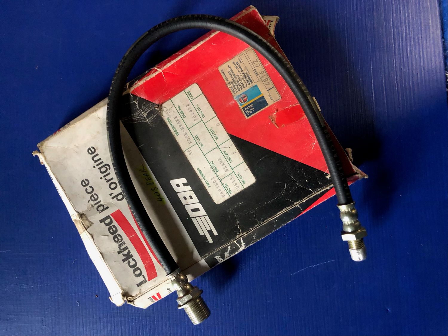 Peugeot 403 Rear Brake Hose