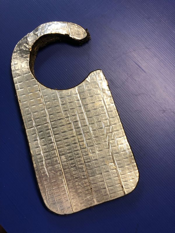 Peugeot 504 and 505 Gearbox Cover Sound Deadener