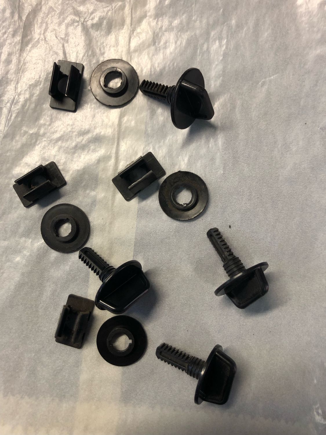 Peugeot 505 Boot Side Panel Retainers x 4 Sedan and Wagon