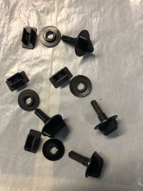 Peugeot 505 Boot Side Panel Retainers x 4 Sedan and Wagon