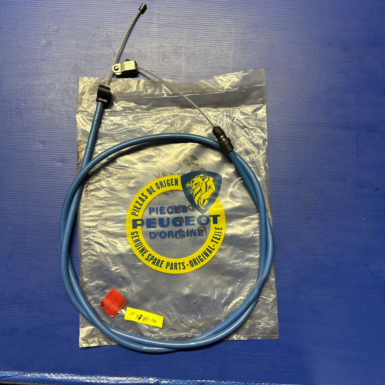 Peugeot 504 Sedan and Coupe Front Handbrake Cable 1969 to 1973. new