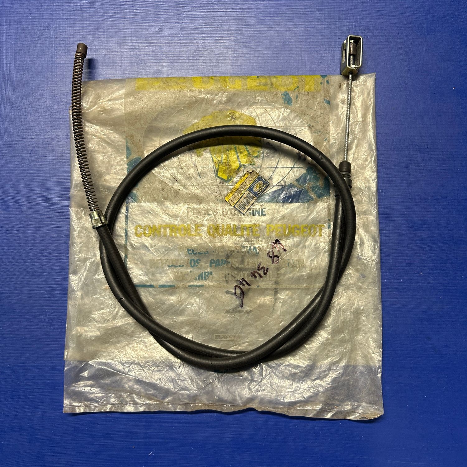 Peugeot 504 Wagon Left Rear Handbrake Cable Early Models. new