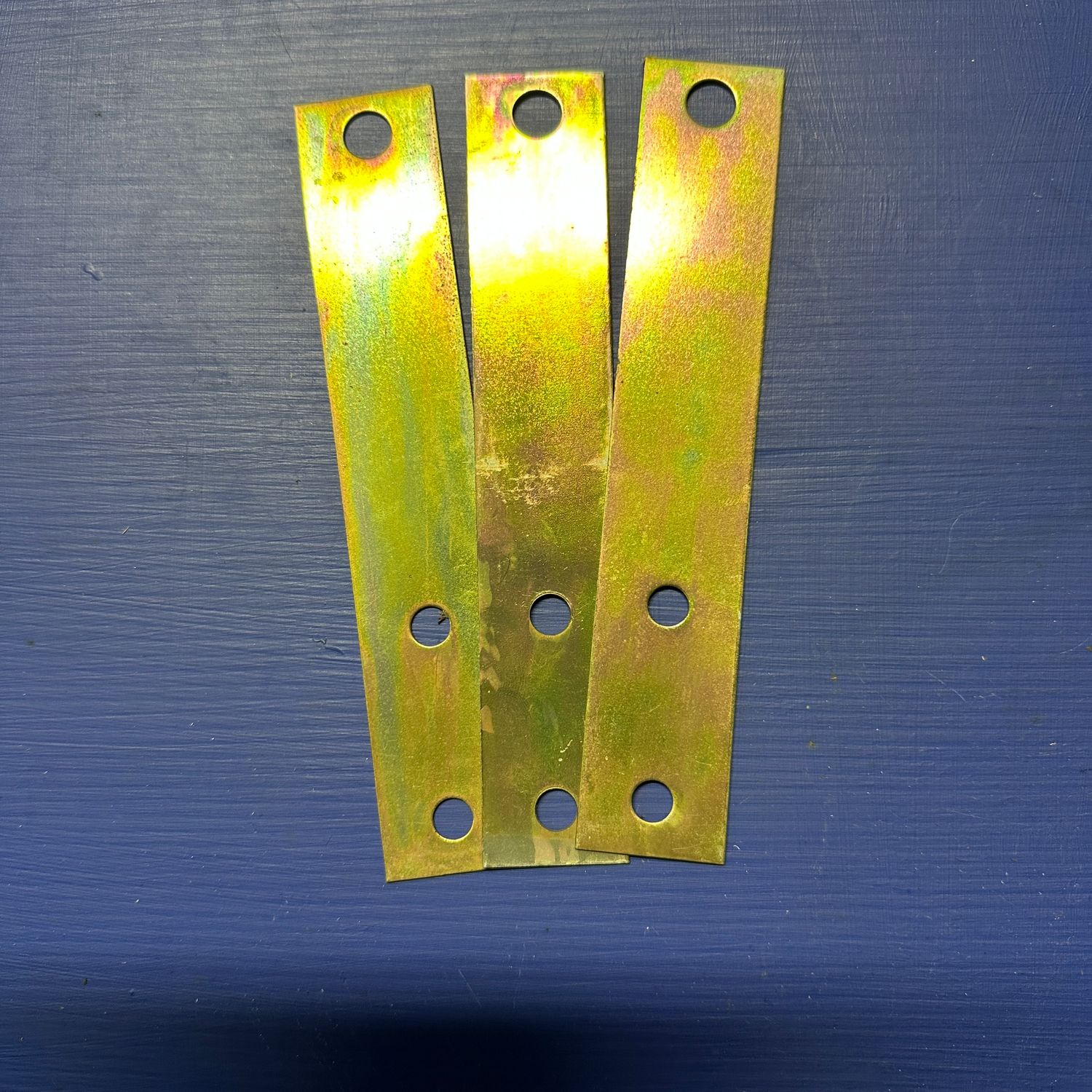 Peugeot 504 Front Muffler forward mounting Straps x 3.  new