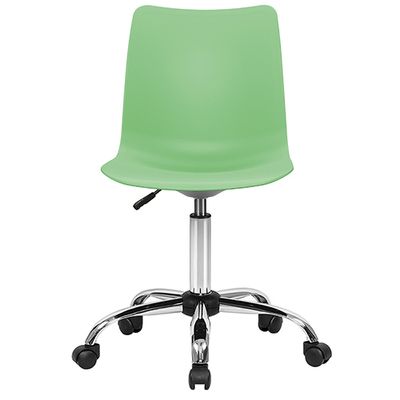 Кресло с пластиковым сидением COLLEGE COLOR SH25 chrome/Green P556C