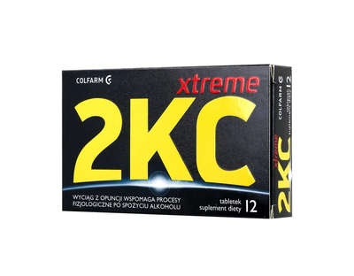 2kc Xtreme таблетки от похмелья 12 шт.
