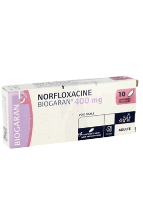 Norfloxacin 400 mg 10 tab.