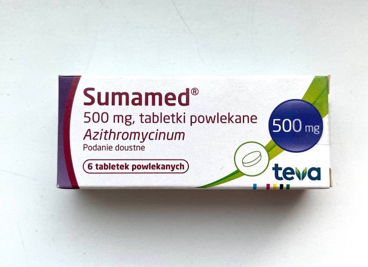 Sumamed 500 mg 6 tablets