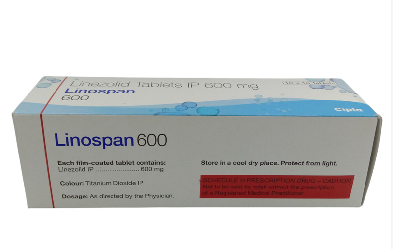 Linezolid (Linospan) 600 mg 100 tablets