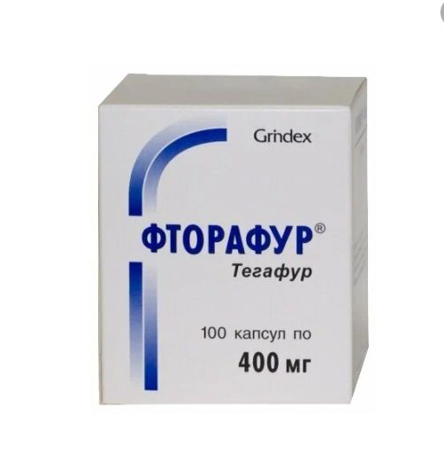 Ftorafur 400mg 100 capsules — product pack