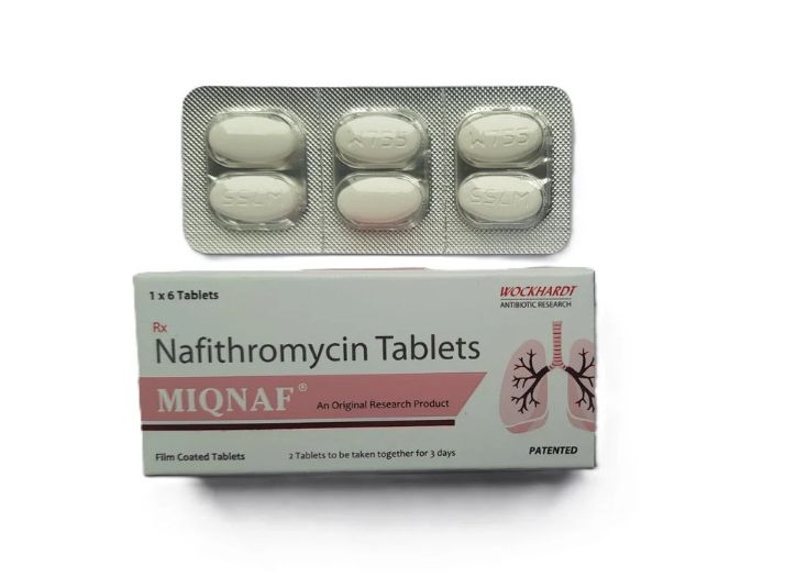 NAFITHROMYCIN (MIKNAF) 350 mg, 6 tablets