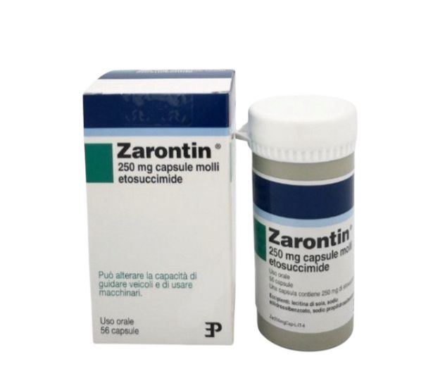 ZARONTIN (Ethosuximide) 250mg 56 caps.