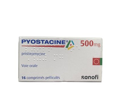 Pyostacin (Pristinamycin) 500mg 16 tab.