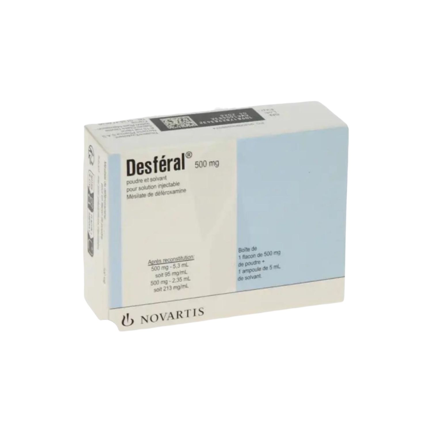 Desferal (Deferoxamine Mesylate) 500 mg 1 vial