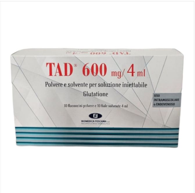 TAD 600 mg (Glutathione) 4 ml 10 vials