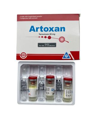 Artoxan (Tenoxicam) 20 mg 3 vials