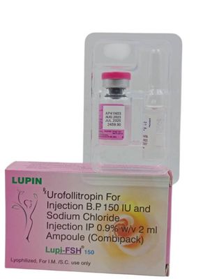 Urofollitropin 150 UI injection 1 vial + solution