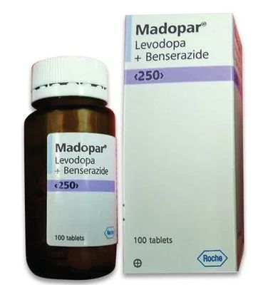 Madopar 250, capsules, 200 mg + 50 mg, 100 pcs.u