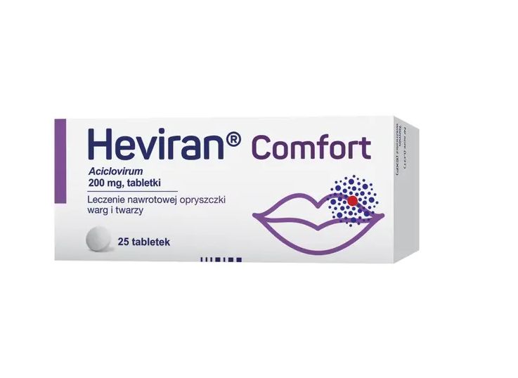 Heviran Comfort 200 mg 25 tablets