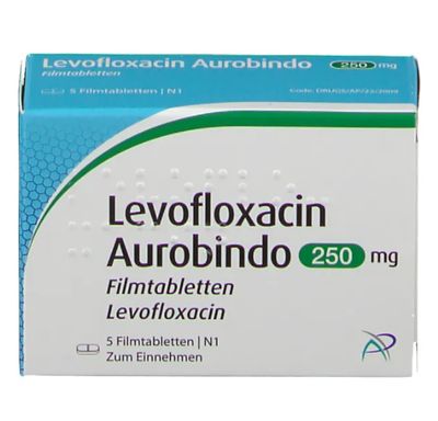 Levofloxacin 250 mg 10 tab.