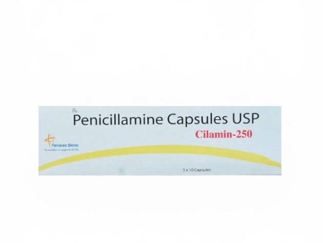 Penicillamine 250 mg 50 capsules