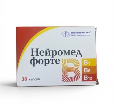 Neuromed forte B (vitamins B1,6,12) 30 capsules