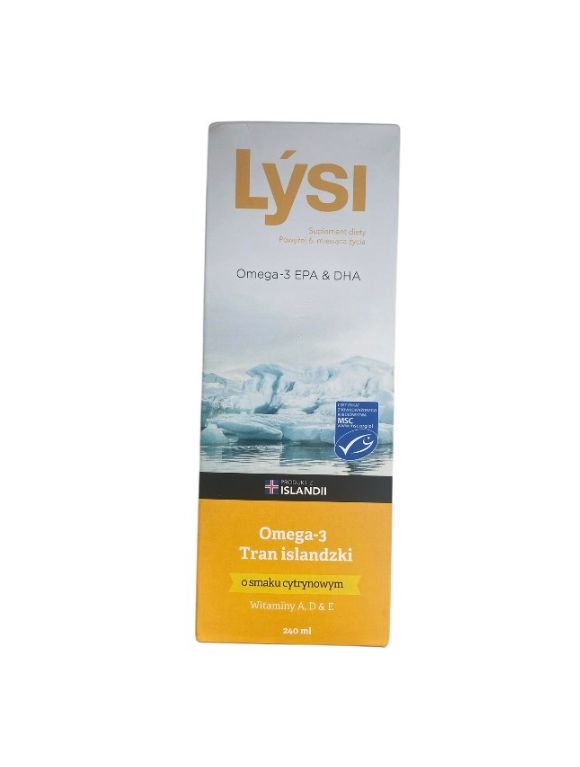 Lysi Icelandic tea with lemon flavor, oil, 240 ml