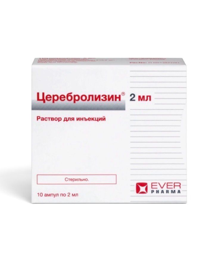 Cerebrolysin solution for injection 2 ml 10 ampoules 