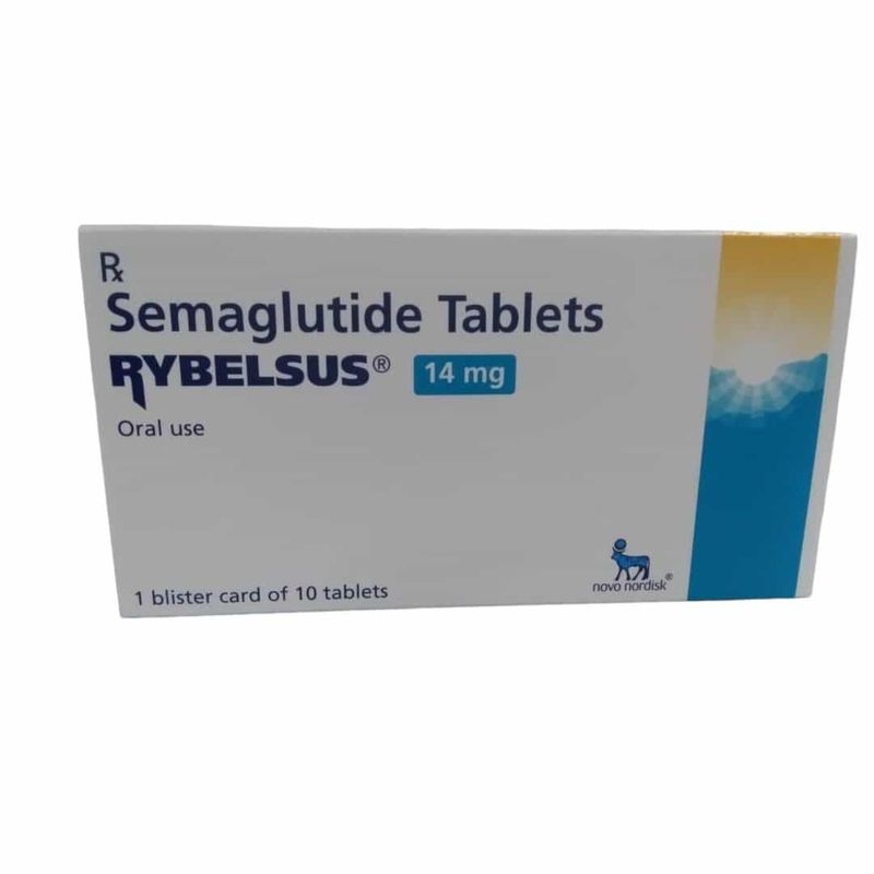 Rybelsus (Semaglutide) 14 mg, 10 tablets by Novo Nordisk — product pack