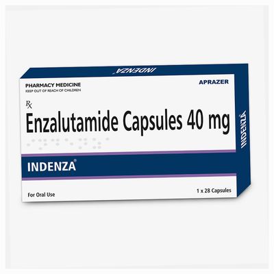 Indenza 40 mg (Enzalutamide) box of 112 capsules - Aprazer, India
