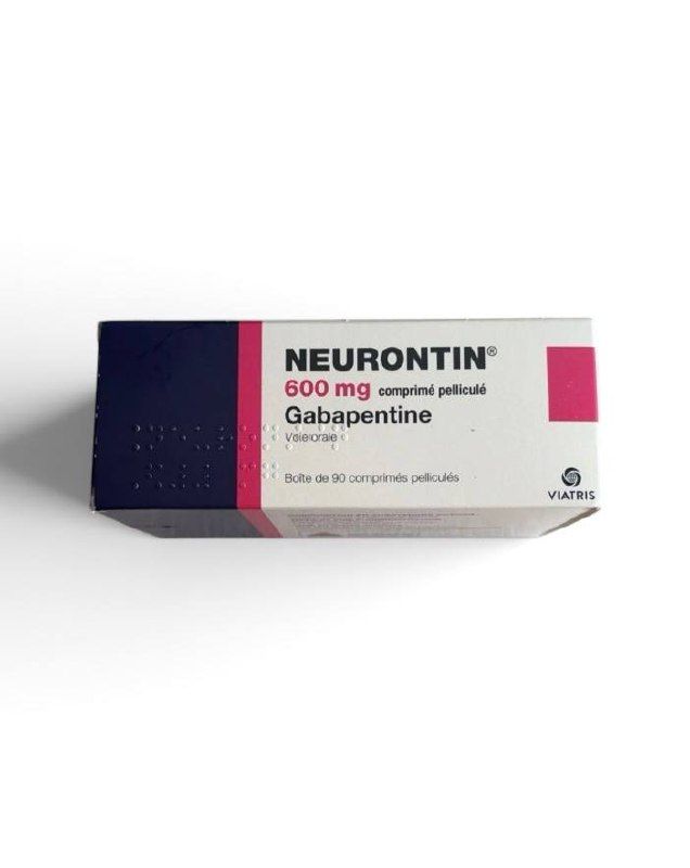Neurontin (Gabapentin) 600 mg 90 film-coated tablets by Viatris — product pack