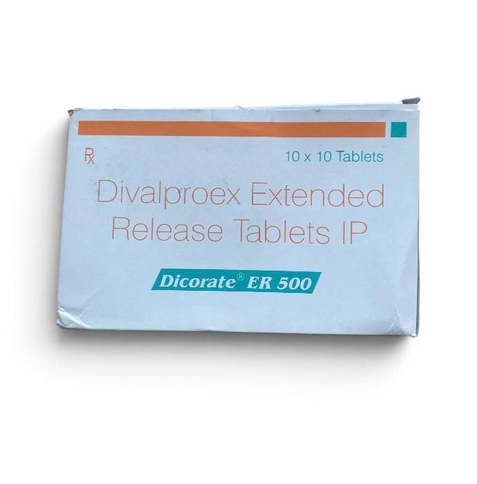 Dicorate ER 500 500 mg divalproex sodium extended-release tablets by Sun Pharmaceutical Industries - product pack