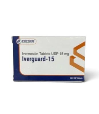 Iverguard-15 (Ivermectin) 15 mg 100 tablets by Fortune Healthcare — product pack