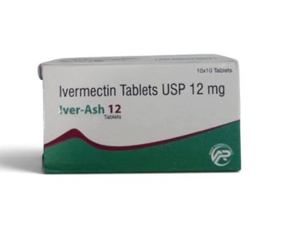 Iver-Ash 12 (Ivermectin) 12 mg 100 tablets by Asher Pharma — product pack