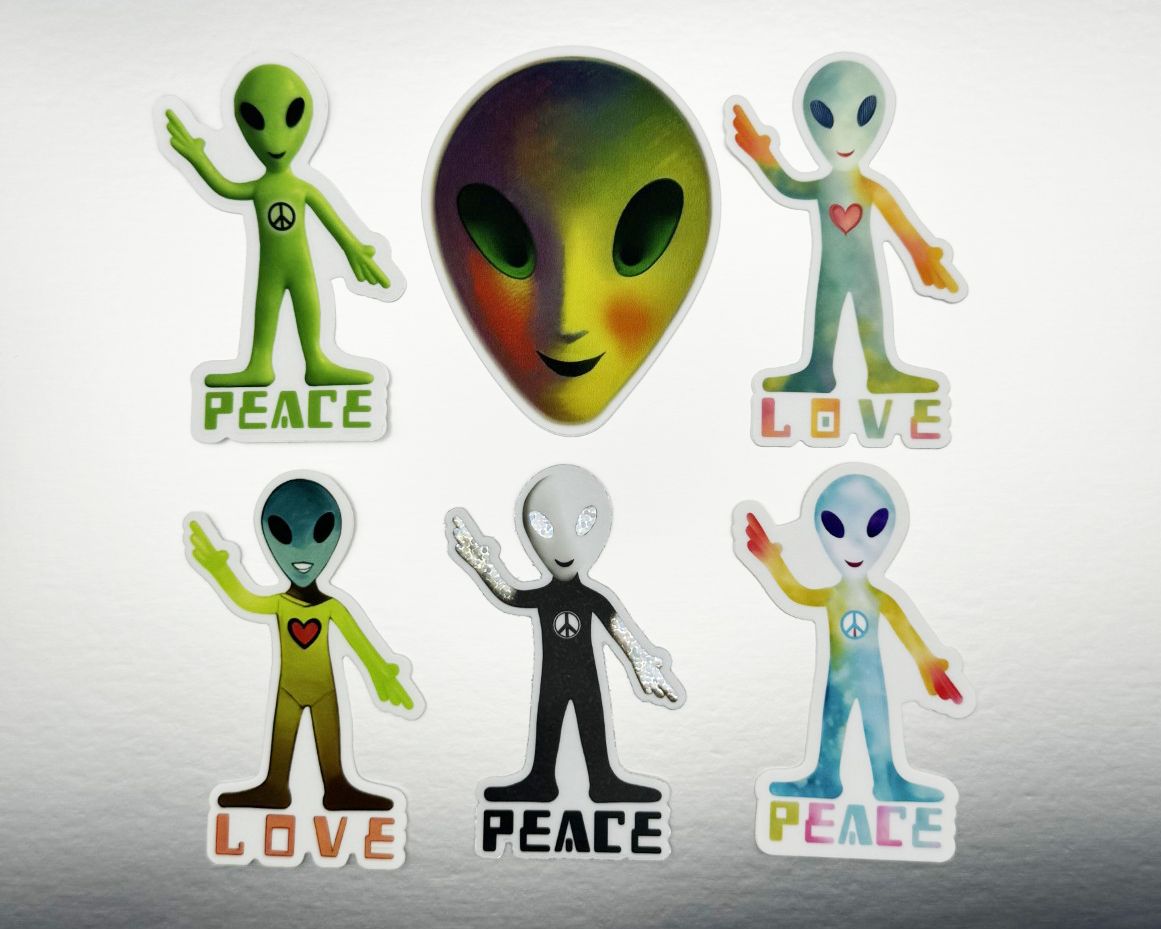 Alien Affection Alliance 6pk (Stickers Only)