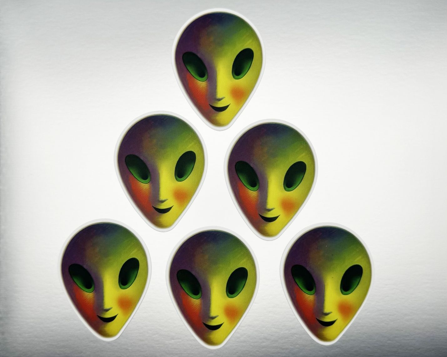 Coco the Alien Sticker 6pk (Stickers Only)