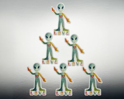 Bella the Alien Sticker 6pk (Stickers Only)