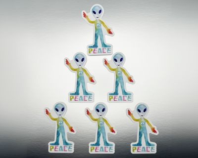 Chewie the Alien Sticker 6pk (Stickers Only)