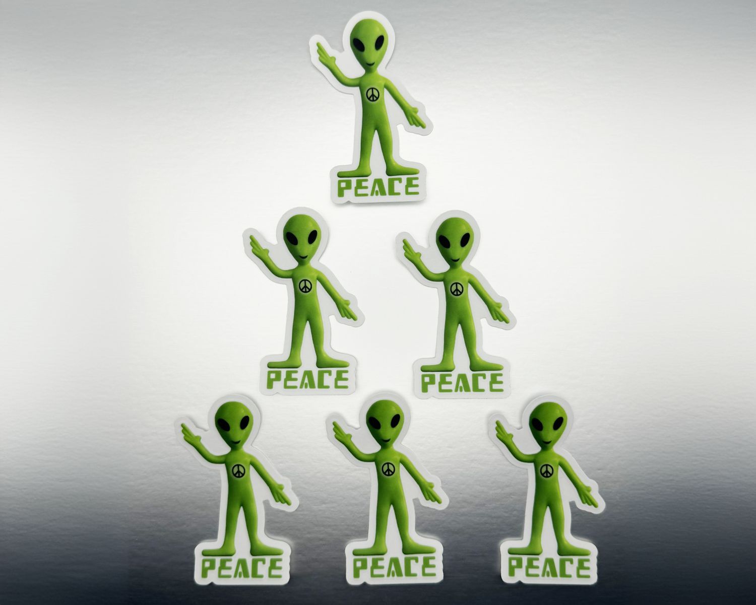 George the Alien Sticker 6pk (Stickers Only)