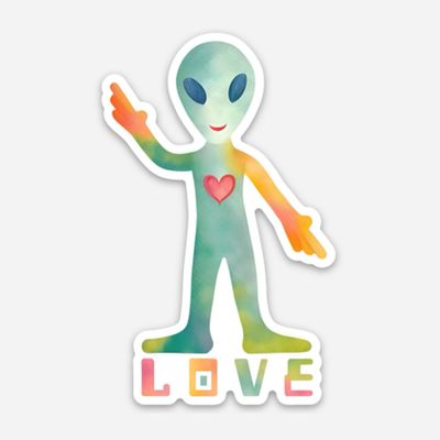 Bella the Alien Sticker