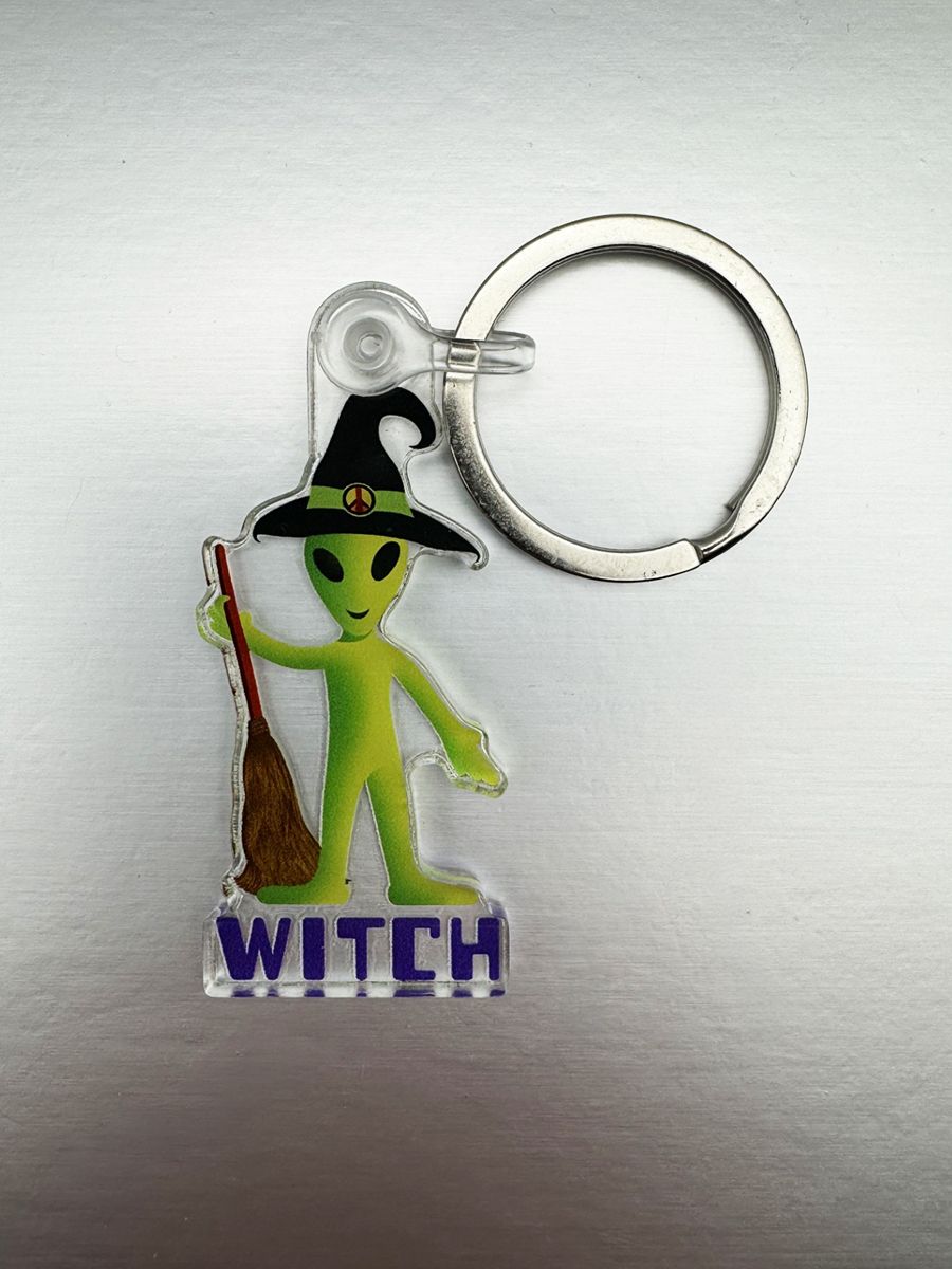 Wicked the Alien Witch Keychain (Happy Halloween)