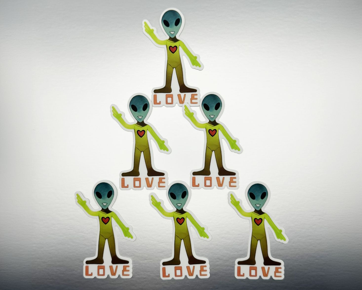 Buzz the Alien Sticker 6pk (Stickers Only)