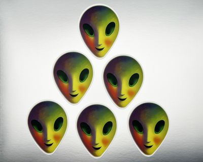 Coco the Alien Sticker 6pk (Stickers Only)