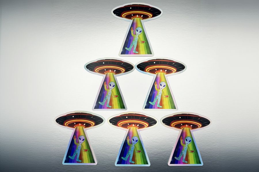 Chewie’s Cosmic Beam-Up Holo Sticker 6pk (Stickers Only)