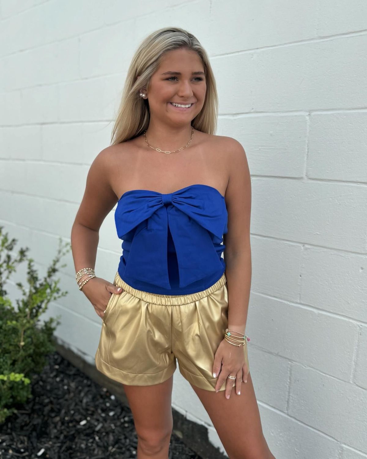Bow Detail Tube Top