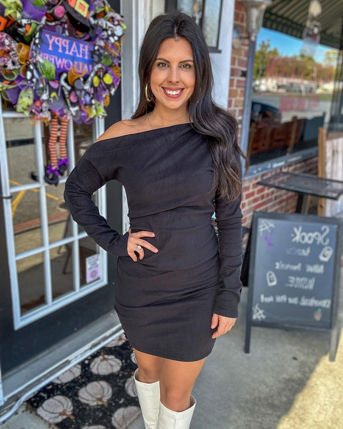 Always Be Mine Asymmetrical Sweater Dress