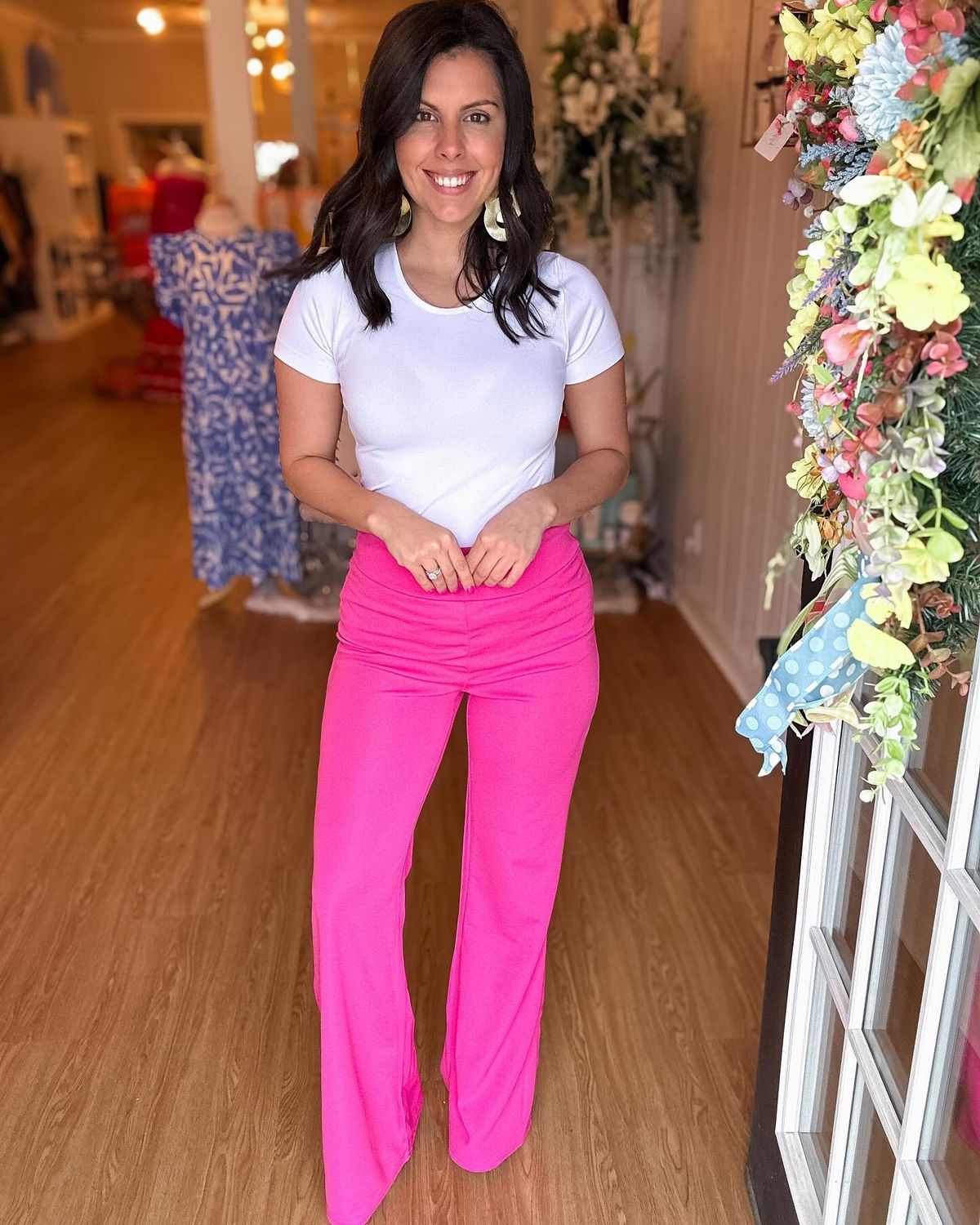 Call on Me, High Waist Flare Pants