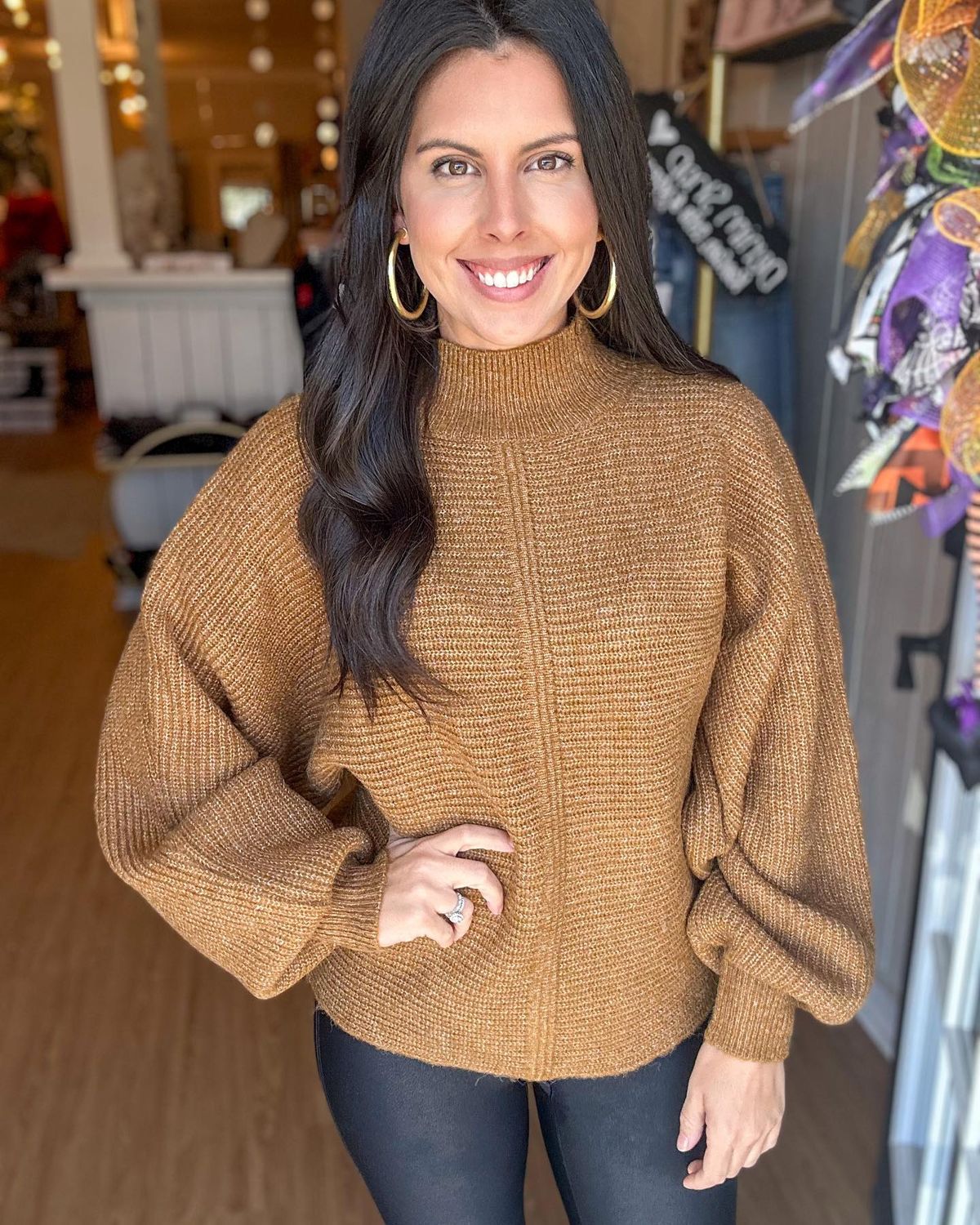 Just as You Are, Solid Turtleneck Sweater