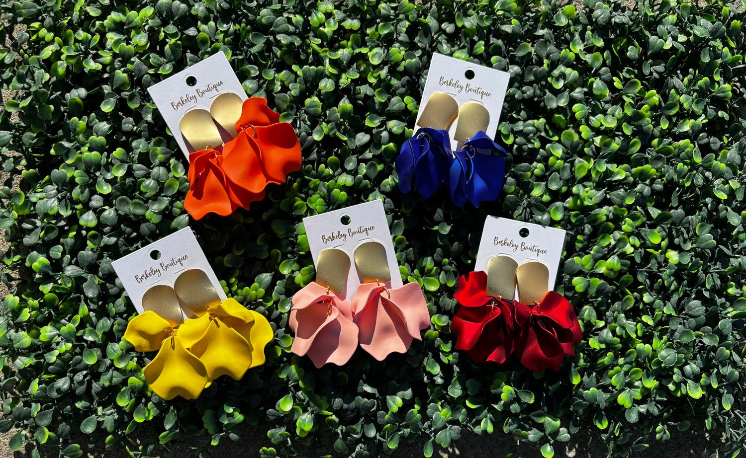 ALL for fun, SASSY  spring earrings.