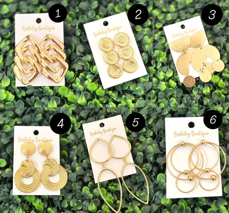 Gold Earrings