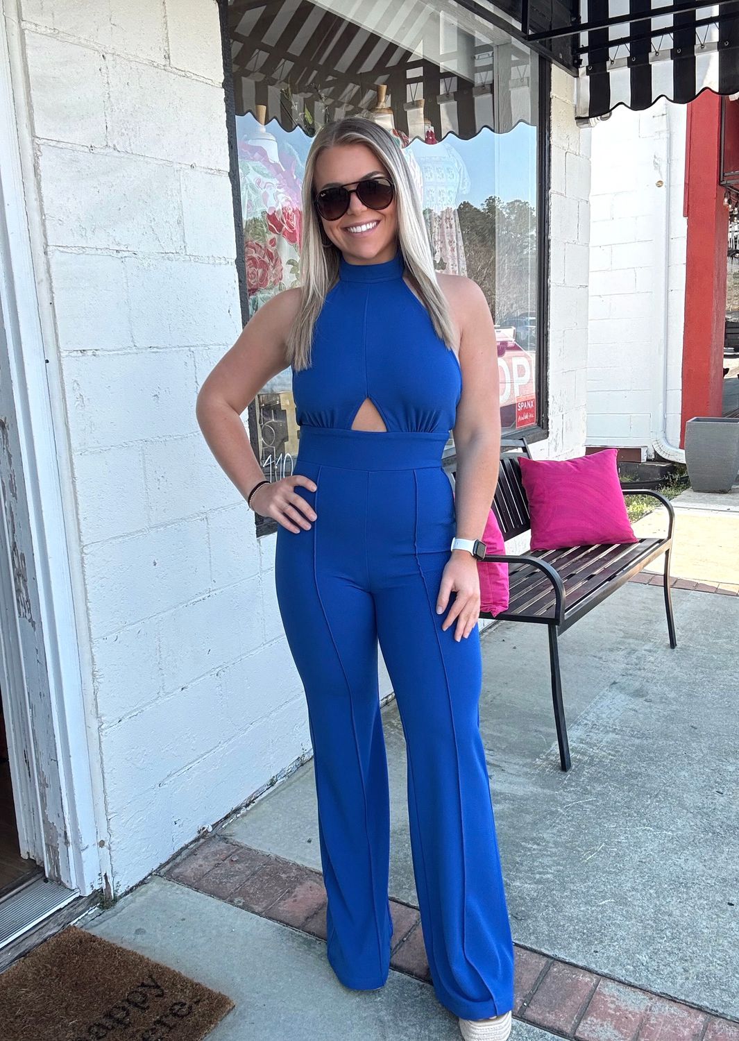Royal Cut Out Jumpsuit